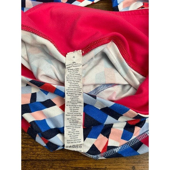 Lululemon Crop Leggings Women's 4 Geometric Print Capri RN106259 - Picture 6 of 8